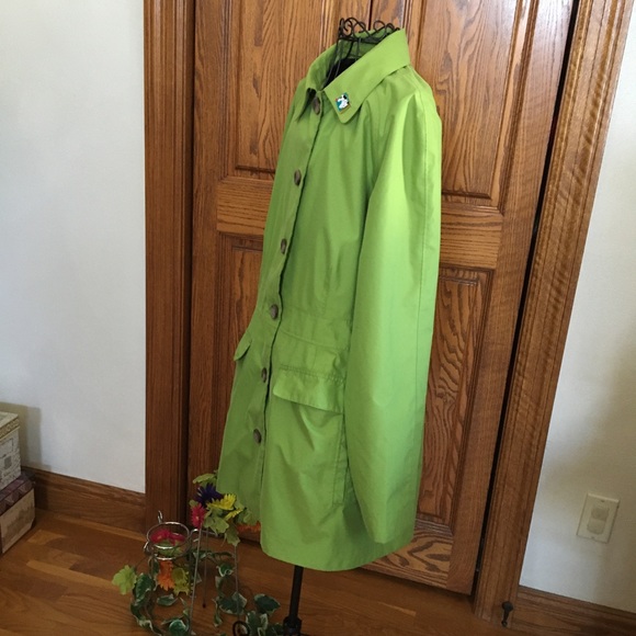 LAND’S END OLIVE GREEN COAT - Picture 5 of 8